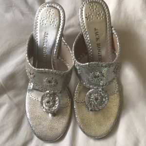 Jack Rogers Silver sandal